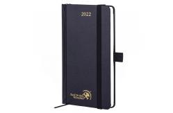 China 6.3X3.4inch Compact Weekly Planner With Hard Leatherette Paper Cover supplier