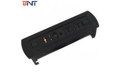 China With  1* VGA / 1*RJ45 Configuration Desk Flip Up Power Data Outlet supplier
