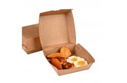 China Custom Printing Burger Box Hamburger Container Food Packaging Box supplier