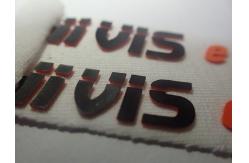 China Normal Ink Of High Density Heat Transfer Clothing Labels Customized Shape supplier