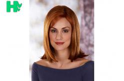 China Generous And Decent Natural Straight Hair Synthetic Fiber Wigs For Women supplier