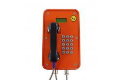 China Full Keypad Explosion Proof Telephone IP67 SIP With LED Display supplier