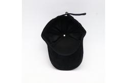 China Nylon Eyelets 3D Embroidered Baseball Caps With Adjustable Strap Closure supplier