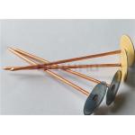 4 Galvanized Steel Cup Head Weld Pins With Paper Washer Used For Fastening Thermal Insulation for sale
