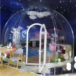 Aluminium Large Bubble Tent Noise Reduction Clear Plastic Igloo Tent for sale