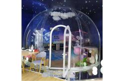 China Aluminium Large Bubble Tent Noise Reduction Clear Plastic Igloo Tent supplier