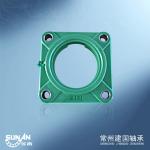 High Speed Green Bearing Blocks Housings , 4 Bolt Flange Bearings F207 for sale