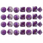 Blue Marble Natural Resin RPG Dice Character Plays Hand Made