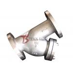 Y Pattern Strainer Stainless Steel SS304 3inch CL150 Cast Steel A351 CF8 Wye Type Filter for sale