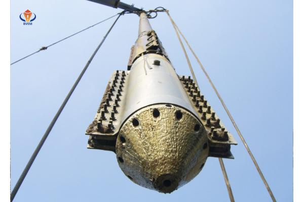 75 KW Vibro Pile Foundation Equipment Vibroflotation Process Engineering
