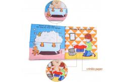 China Gloss Matt Lamination Soft Fabric Cloth Book Kid Children Quiet Book Printing supplier