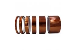 China Die Cut Polyimide Film Adhesive Tape H Grade Single Side Coated No Releasing supplier