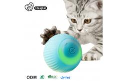 China Cat Toys Electric BallStocked  Fashion CInteractive  ABS Material Molar Teeth Sound Play supplier