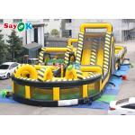 Outdoor Funny Inflatable Obstacle Course Digital Pringting Blow Up Obstacles Games