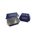 Customized Burger Box Corrugated Paper Foldable Disposable Fast Food ECO-Friendly Packaging Food Container with Embossing for sale