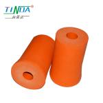High Durability High Temp Hot Pressed Silicone Rubber Roller Customizable for sale