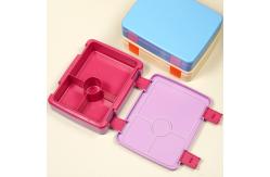 China Eco Conscious 4 Compartment Bentgo Lunch Box With Lid Pink supplier