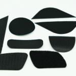 Die Cut Hot Melt Adhesive Hook And Loop Patches Heavy Duty Fastening for sale