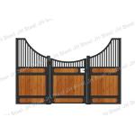 Portable Bamboo Plank Metal Frame Horse Stable Partitions for sale