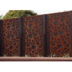 Rusty Finish Large Outdoor Metal Wall Sculpture OEM / ODM Acceptable for sale
