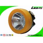 Magnetic Charging Led Miners Cap Lamp 10000lux All In One Structure Msha Approved for sale