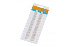 China 2 Buses Electronics Breadboard Kit Nickel Plated Spring Clips supplier