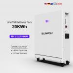 China 48V 400Ah Solar Lithium Battery Pack 20kwh Solar Energy System LiFePO4 Energy Storage Battery manufacturer