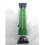 Telescopic single-acting hydraulic cylinder with swivel joint for sale
