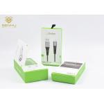 350g Art paper Mobile Accessories Packaging / Data Cable Packaging Box With Blister Insert for sale