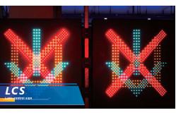 China DIP LED Red Cross Green Arrow Sign Stop Go Roadway Indicator Signal supplier
