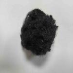 Flame Retardant Virgin Polyester Natural Fibre 51mm Black For Mattress
