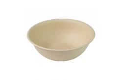 China Biodegradable Disposable Microwavable Serving Bowls With Lids Pulp Salad Takeaway supplier