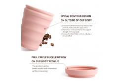 China Silicone Water Cup 8oz / 12oz / 16oz Non Toxic BPA Free Reusable Durable supplier
