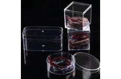 China Custom Size Rectangle Clear Plastic Box Transparent Acrylic Box with Lid supplier