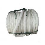 High Strength White Marine Rope Nylon 8 Strands Nylon Rope 32mm for sale