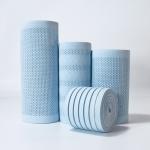 China OEM/ODM custom medical bandage 180mm blue abdominal binder elastic wide webbing band factory