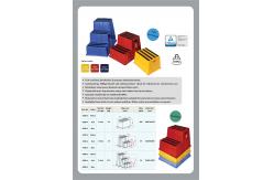 China Polyethylene Heavy Duty Industrial Plastic Single Step Stool Safety Non Slip supplier