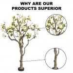 Customized Large Plastic Artificial Magnolia Tree 600cm Height