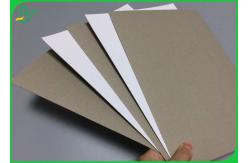 China 1.2mm Recyclable Greyboard With Laminate White Paper One Side For books supplier