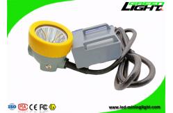 China IP68 216lum 15000lux LED Miner Cap Lamp 1.67W With Cradle Chager supplier