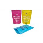Biodegradable Kraft Paper Stand Up Pouches Custom Pet Food Packaging Bags for sale