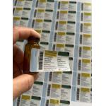 Test E 10ml Viall Adhesive Bottle Labels With The  Customized Brand for sale