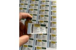 China Test E 10ml Viall Adhesive Bottle Labels With The  Customized Brand supplier