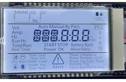 China Positive Matrix HTN LCD Display Transmissive Modulegraphic LCD Screen For Instrumentation supplier