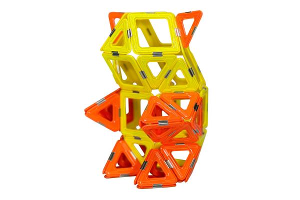 Magnetic Tile Assembly With Versatile Shapes For Animals And Plants Lesser Panda