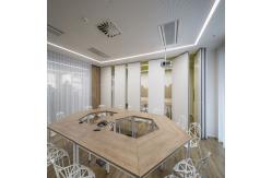 China Acoustic High Sliding Folding Aluminum Movable Partition Wall Profile supplier