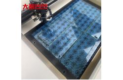 China 700W Tempered Glass Die Cutter For Stickers 3D Daqin Mobile Laser Machine supplier