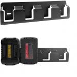 M18 Tool Battery Storage Rack Bracket with Universal Fit and Solid Steel Construction for sale