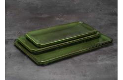 China 13inch 15inch 16inch Rectangular Dining Plates For Refreshment supplier