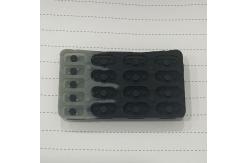 China Bank Payment Cipher Silicne Button With Conductive Carbon Particles supplier